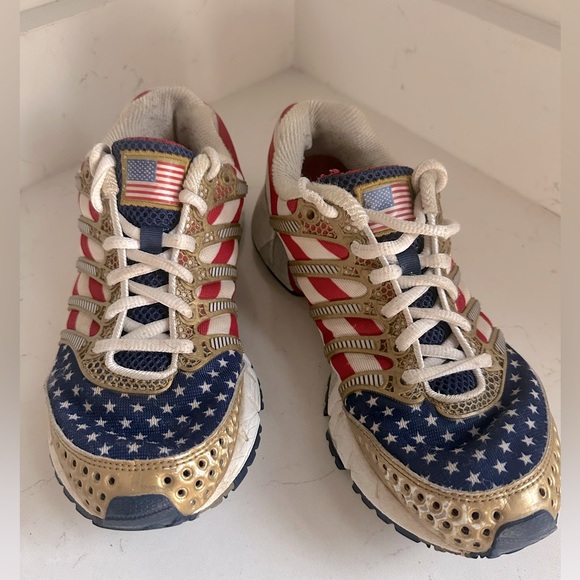 K-Swiss‎ women’s "K ONA" Red White Blue Running Tennis Shoes Sneakers size 7.5 - Picture 1 of 12